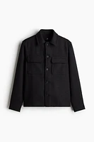 Regular-Fit Textured-Weave Overshirt