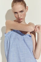 Ruffle-trimmed Camisole Top