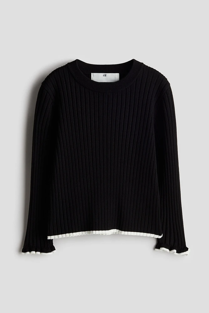 Rib-knit Sweater