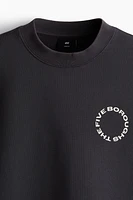 Loose-Fit Printed Sweatshirt