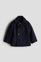 Wool-Blend Pea Coat