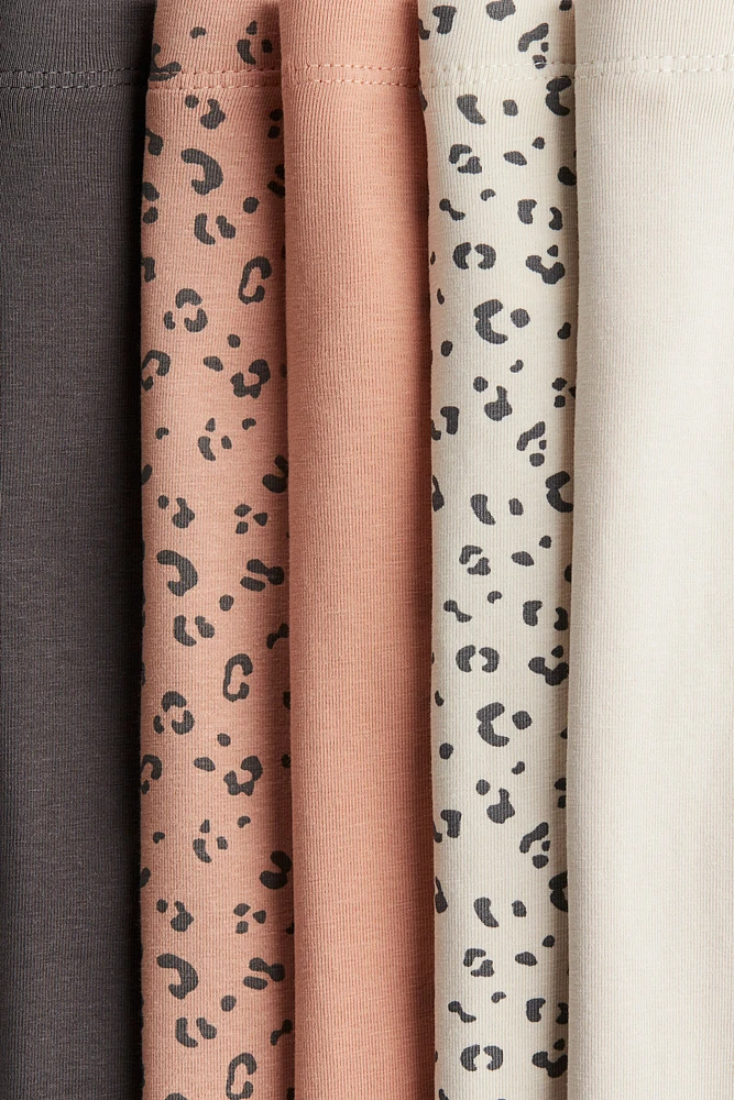 5-pack Cotton Capri Leggings
