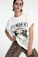 Oversized T-Shirt with Motif