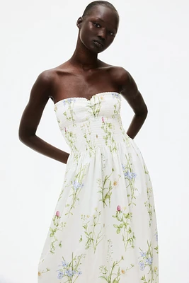 Smocked-bodice Dress
