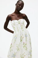 Smocked-bodice Dress