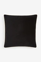 Housse de coussin en velours