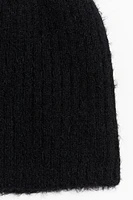 Fluffy-Knit Beanie