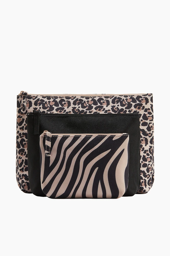 3-pack Toiletry Bags