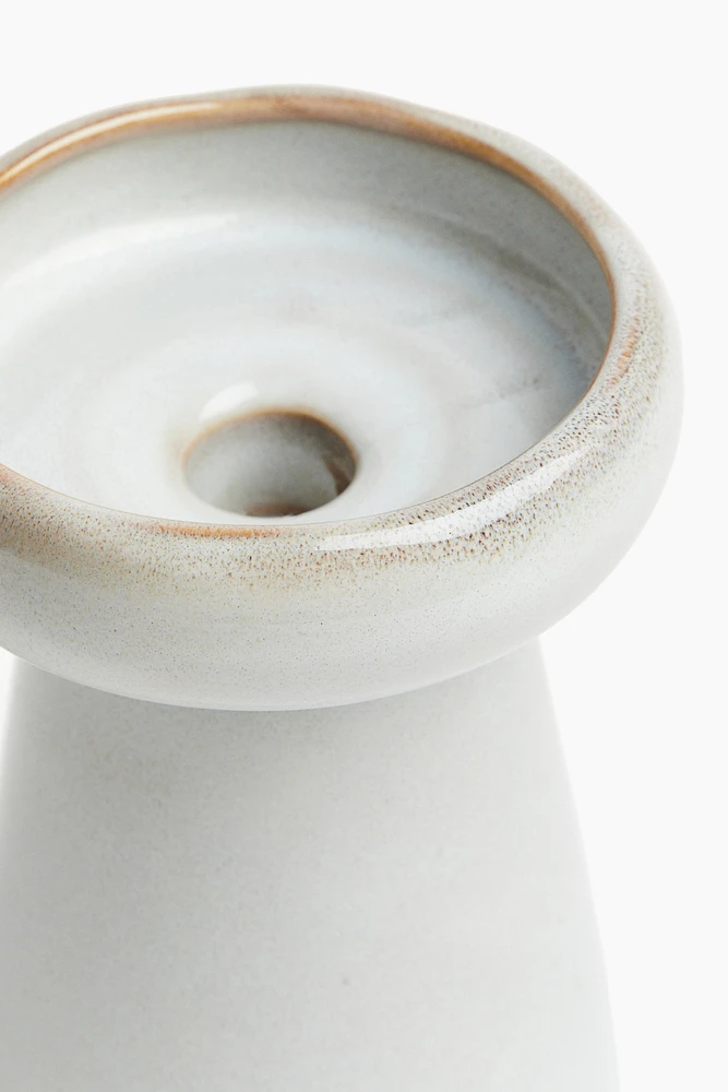 Stoneware Candlestick