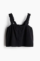 Lace-Detail Strappy Top