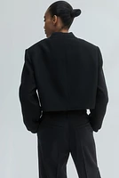 Short Jacket with Shoulder Pads