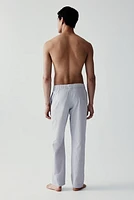 Relaxed Fit Poplin Pants