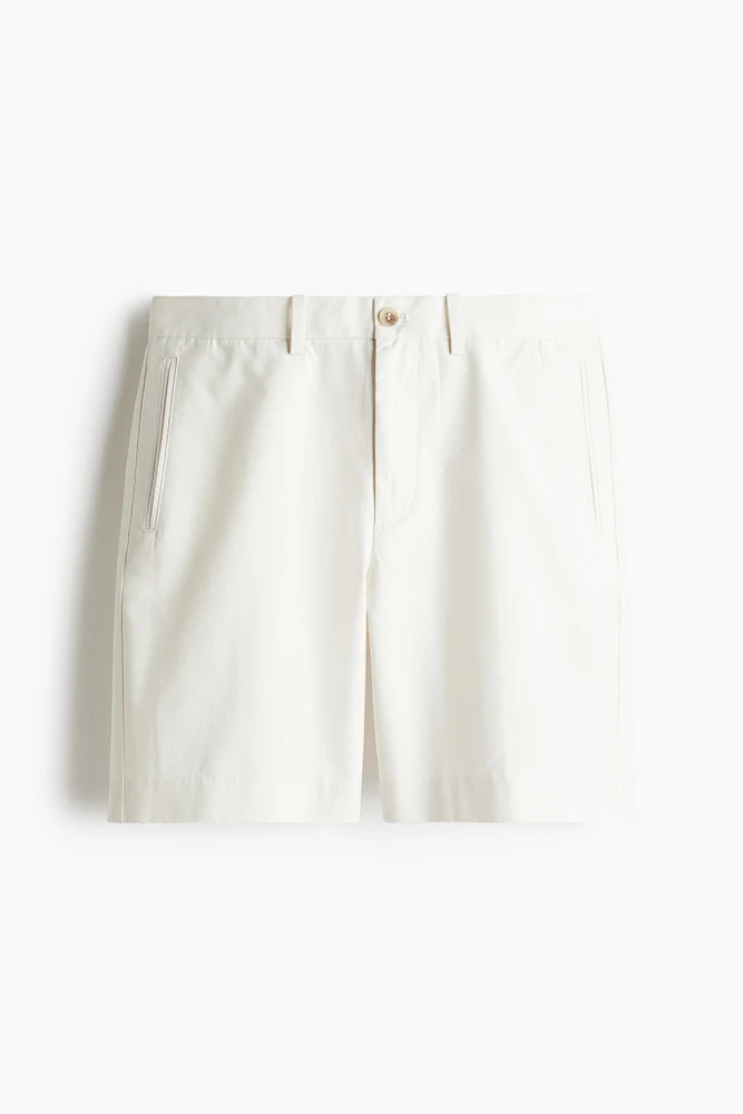 Short coutil classique en lyocell mélangé