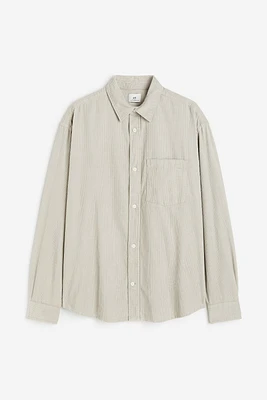 Relaxed Fit Corduroy Shirt