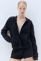 Waffled Hooded Jacket