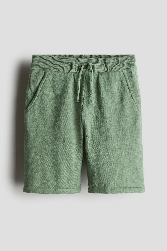 Short en fin tricot de coton