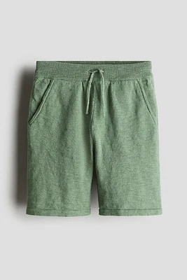 Short en fin tricot de coton