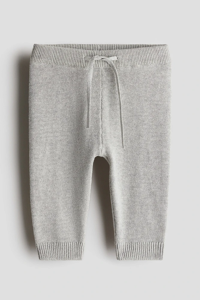 Pantalon de jogging en fin tricot coton