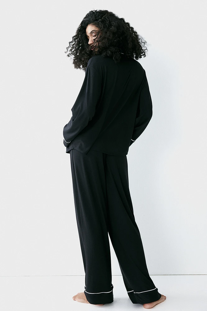 Pyjama en viscose mélangée