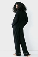 Viscose-Blend Pajamas