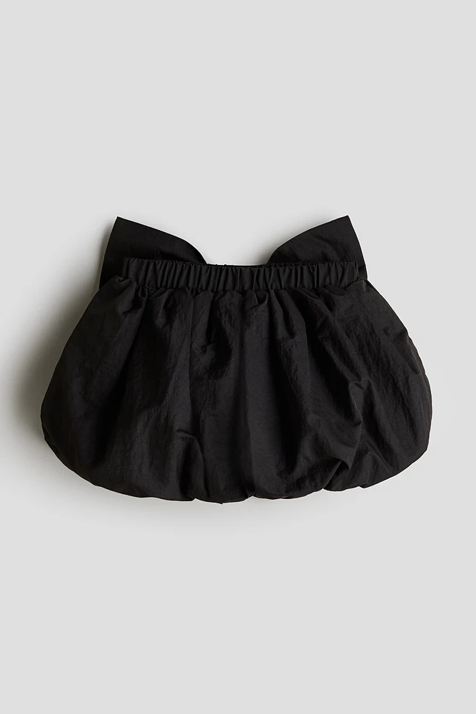 Bow-Detail Balloon Skirt