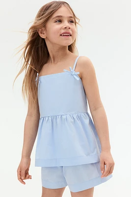 2-Piece Cotton Poplin Set