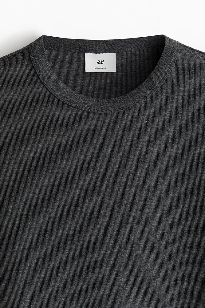 Regular Fit Waffled T-shirt