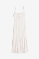 Satin slip dress