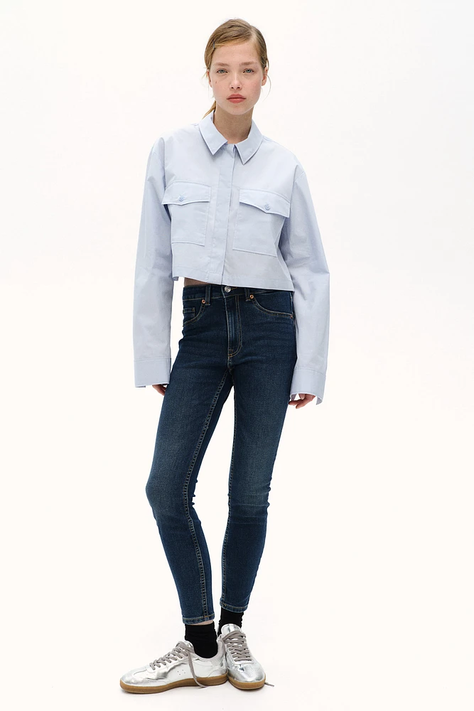 Cropped Cargo Shirt