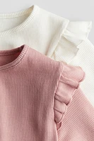 2-pack Ribbed Cotton Tops