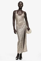 Sequined Net Dress