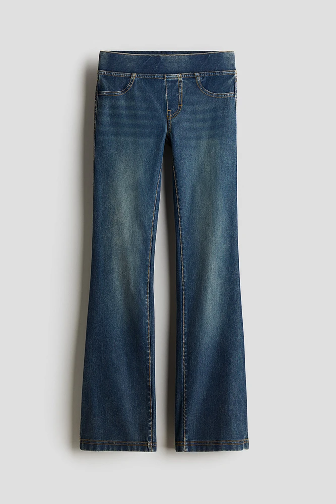 Pantalon évasé en jersey