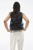 Pantalon large avec plis