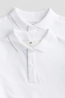 2-pack Cotton Polo Shirts