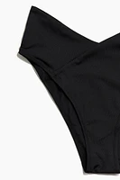 High Waist Cheeky Bikini Bottoms