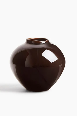 Vase irrégulier en grès cérame