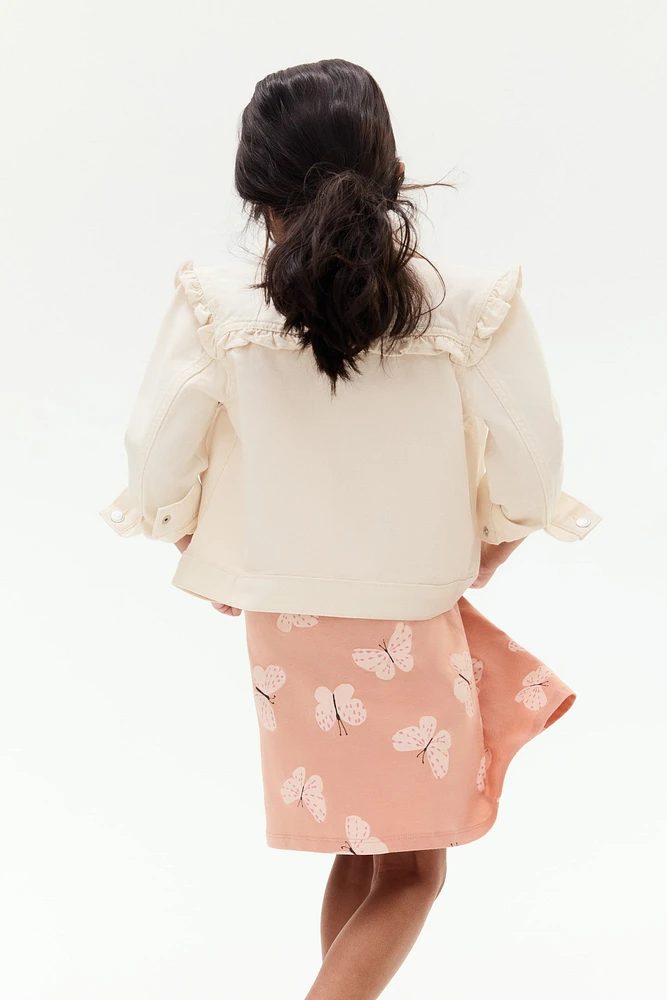 Robe à motif en coton