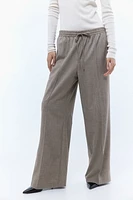 Pantalon de tailleur avec cordon serrage