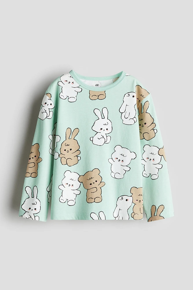 Haut en coton imprimé