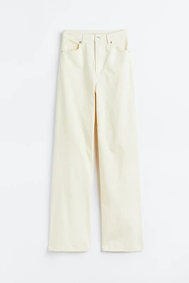 Wide-leg Corduroy Pants