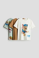 3-pack Printed T-shirts