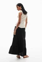 Tiered Maxi Skirt