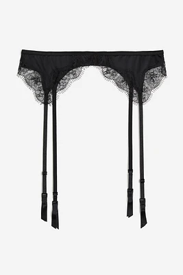 Lace-trimmed Garter Belt