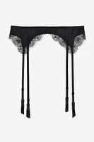 Lace-trimmed Garter Belt