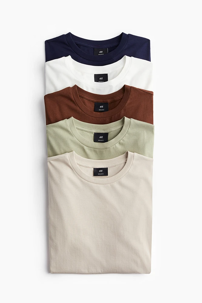 5-pack Regular Fit T-shirts
