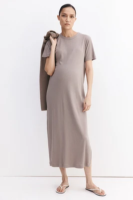 MAMA Ribbed T-shirt Dress