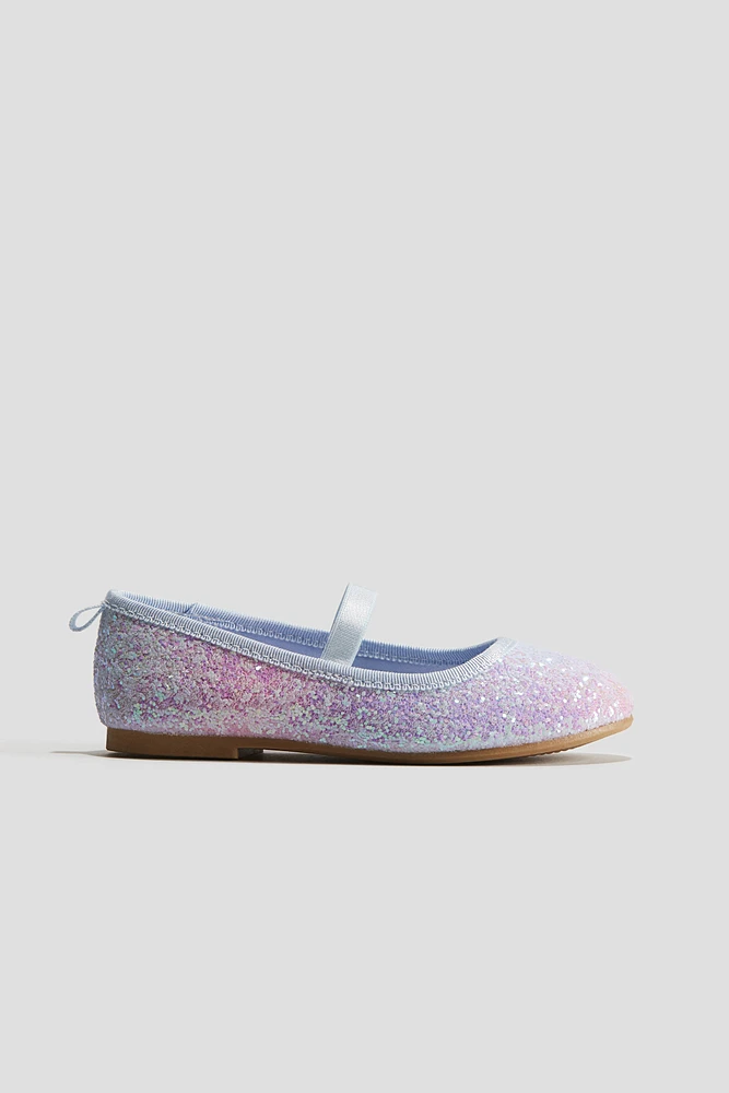 Glittery Ballet Flats