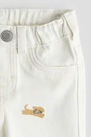 Embroidery-Detail Jeans