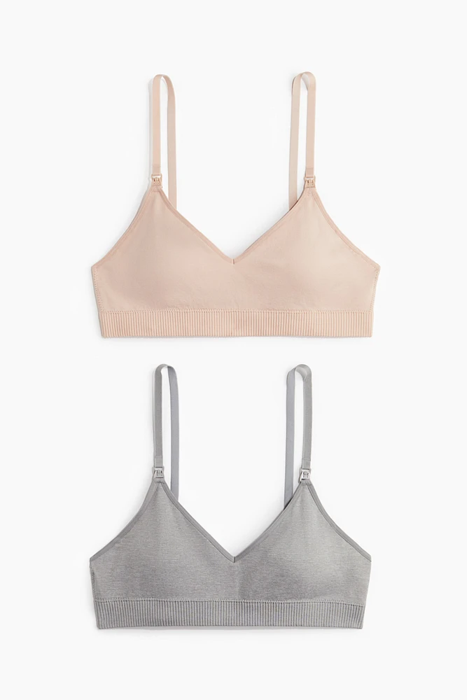 MAMA 2-pack Seamless Padded Nursing Bras