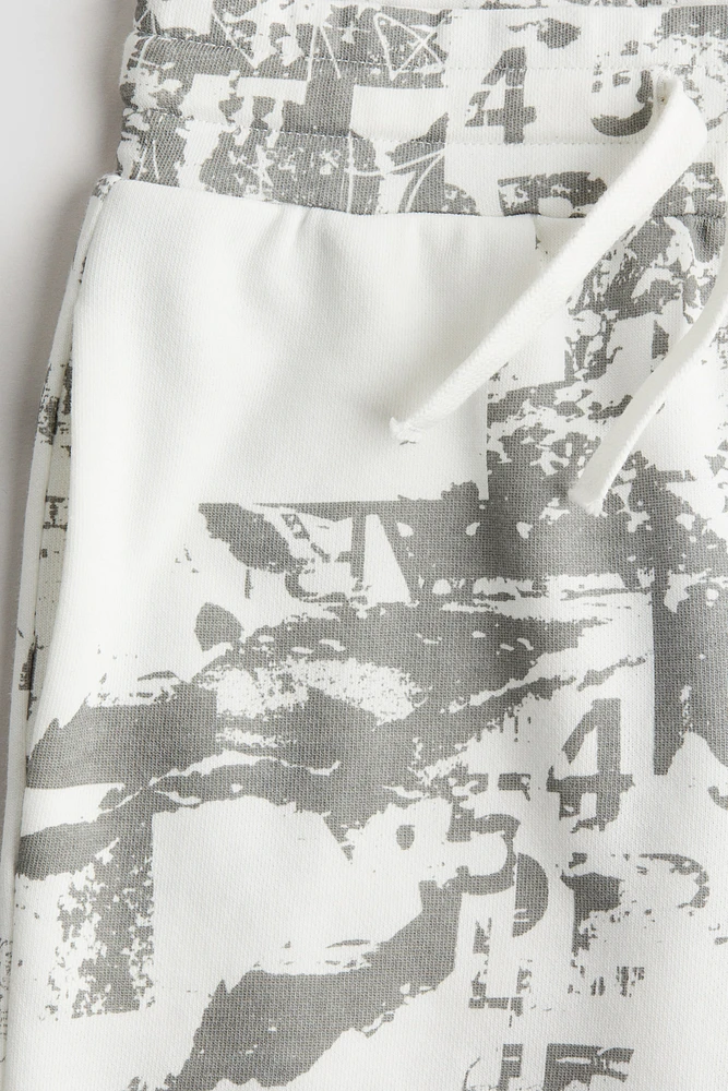 Short en molleton imprimé